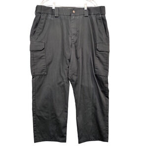 5.11 Tactical Series Men's Cargo Pants Black 42 Straight Leg Pocket Flat Front